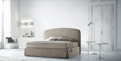 Bett Polster Luxus Doppel Hotel Betten Ehe 180x200cm Italien Möbel Textilleder