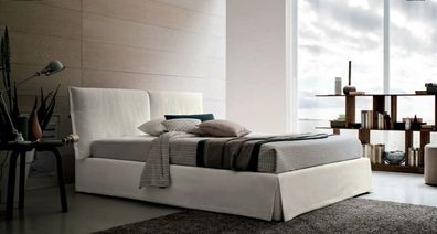 Luxus Doppel Hotel Betten 120x200 Schlaf Zimmer Weiß Textil Bett Polster Design