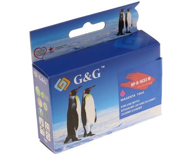 G&G Kompatibel mit Epson 16XL/ T1633/ C13T16334012 XL-Druckerpatrone