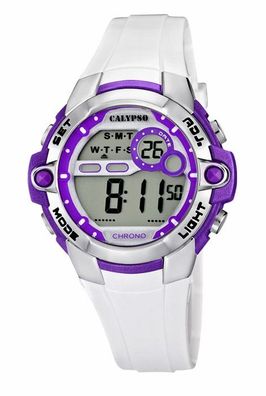 Calypso Armbanduhr Damenuhr Kinderuhr Digital Chrono-Alarm Uhr 10 ATM K5617