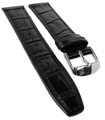 Festina Uhrenarmband 20mm | Leder schwarz für Multifunktionsuhr F16974