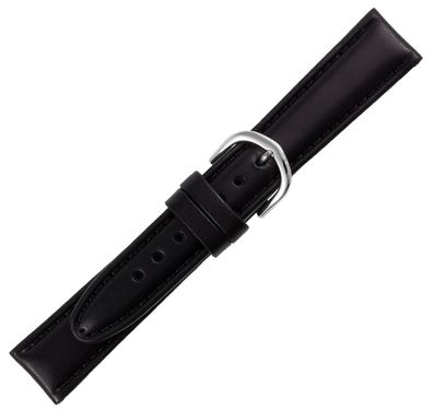 Adora Cathay | Uhrenarmband 14mm Leder schwarz gepolstert AB6000