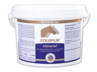 Equipur mineral Pulver 3 kg | Mineralfutter Pferd