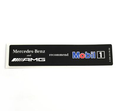 Mercedes-Benz AMG Mobil1 Öl Sticker Aufkleber Logo Emblem A0045849438