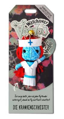 Watchover Voodoo Sammel Puppe mit Spruch Krankenschwester