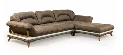 Ecksofa Wohnlandschaft Polster Eck Sofa Stoff Couch Garnitur Luxus Sofas L Form