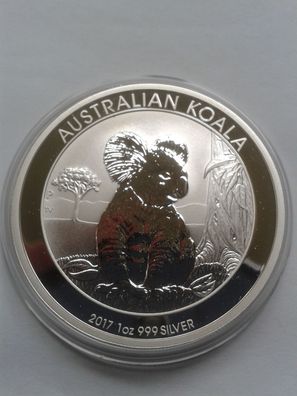 1$ 2017 Australien Koala 1 Unze Silber in original Münzdose 1 Dollar 2017 Koala