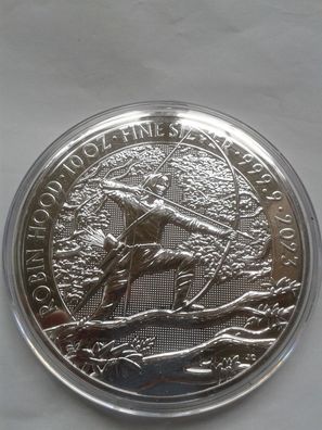 10 Pfund 2023 Großbritannien Myths and Legends Robin Hood 10 Unzen Silber