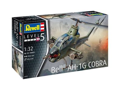 Revell AH-1G Cobra Hubschrauber in 1:32 Revell 03821 Bausatz