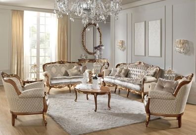 Barock Rokoko Italien Sofa Garnitur Gruppe Klassische Sitz Garnituren jvmoebel ®