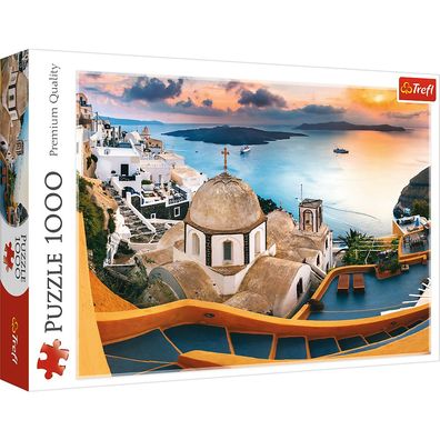 Trefl 10445 Märchenhaftes Santorini 1000 Teile Puzzle