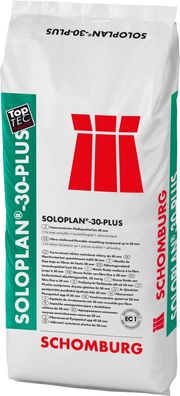 Schomburg Soloplan-30-plus Faserarmierter Fließspachtel Bodenausgleichsmasse Spachtel