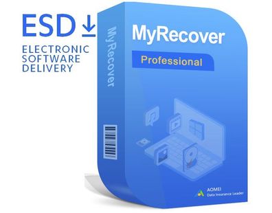 AOMEI MyRecover Professional|1 PC/ WIN|1 Jahr stets aktuell|Download|eMail|ESD