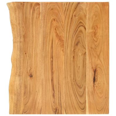 vidaXL Badezimmer-Waschtischplatte Massivholz Akazie 80x52x3,8 cm