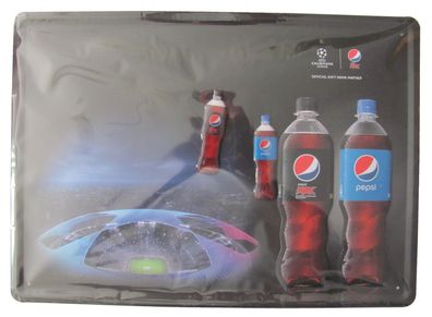Pepsi Cola - Champioms League - Blechschild mit 2 Magneten 35 x 25 cm