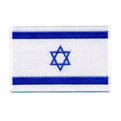 80 x 50 mm Israel Jerusalem Juden Flag Flagge Patch Aufnäher Aufbügler 0634 X