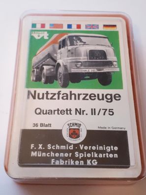 Spielkarten Quartett Nr. II/75 Nutzfahrzeuge