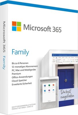 MS-SW Microsoft 365 Family * Box* deutsch