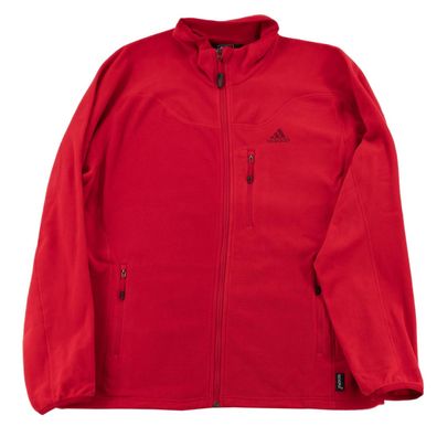 Adidas Outdoor HT Fleece Jacke Herren Sweatshirt Rot V34624 Gr. 56