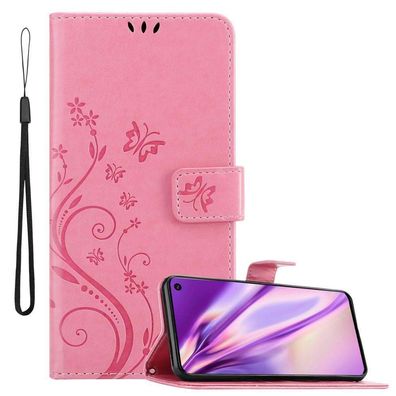 Cadorabo Hülle kompatibel mit Samsung Galaxy S10 4G in FLORAL ROSA - Schutzhülle ...