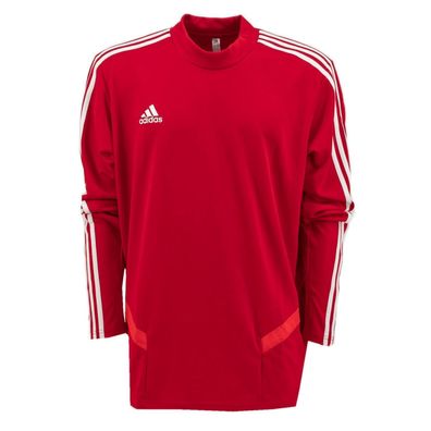 Adidas Tiro19 Trainingstop Herren langarm Shirt Rot Sweatshirt Aeroready D95920