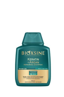 Bioxsine Keratin & Argan Repairing Hair Care Shampoo/ Haarshampoo 300ml