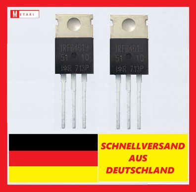 2x IRFB4019 , FET Transistor , Mosfet , 150V , 17A , 80W , TO-220