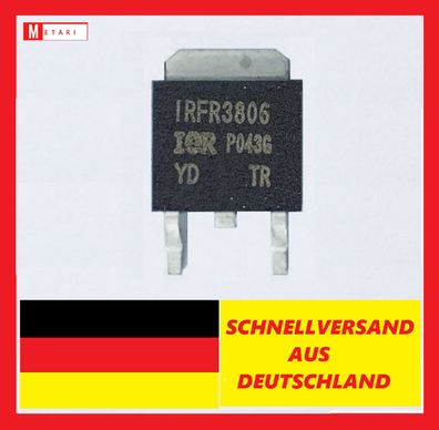 IRFR3806 Transistor N-MOSFET 60V 43A 71W TO252AA