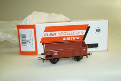 H0 Klein Modellbahn 3047 Güterwagen FS mit Bügel, neuw./ ovp