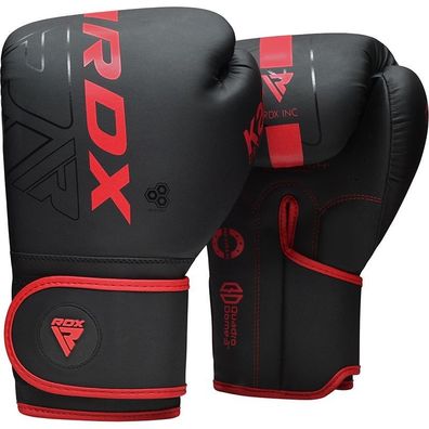 RDX F6 Kara Boxhandschuhe Schwarz Rot Boxen Training Sparring