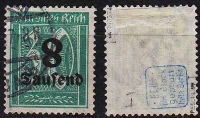 Germany REICH [1923] MiNr 0278 PF I ( O/ used ) [01] Plattenfehler geprüft