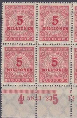 Germany REICH [1923] MiNr 0317 AP HAN ( * */ mnh ) [01] H 5843.23