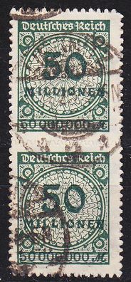 Germany REICH [1923] MiNr 0321 BP ( O/ used ) [01] 2er geprüft sehr schön