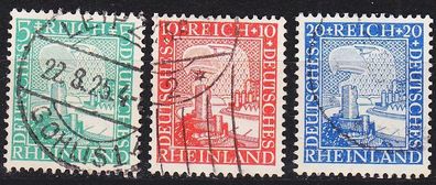 Germany REICH [1925] MiNr 0372-74 ( O/ used )