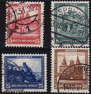 Germany REICH [1931] MiNr 0459-62 ( O/ used ) Bauwerke