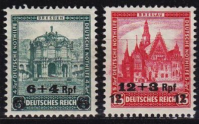 Germany REICH [1932] MiNr 0463-64 ( * / mh ) Bauwerke