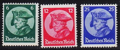 Germany REICH [1933] MiNr 0479-81 ( * / mh )