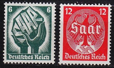 Germany REICH [1934] MiNr 0544-45 ( * / mh )