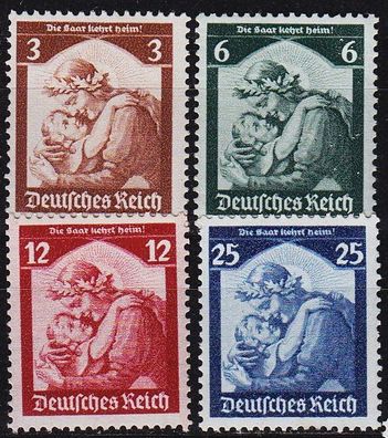 Germany REICH [1935] MiNr 0565-68 ( * / mh )
