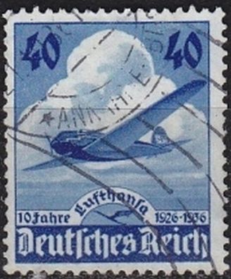 Germany REICH [1936] MiNr 0603 ( O/ used ) Flugzeug