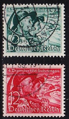 Germany REICH [1938] MiNr 0684-85 ( O/ used )