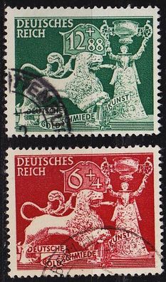 Germany REICH [1942] MiNr 0816-17 ( O/ used ) Kunst