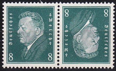 Germany REICH [Zdr] K12 ( oG/ no gum ) 2er Zdr
