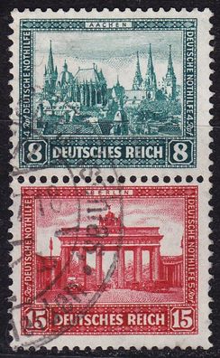 Germany REICH [Zdr] S076 ( O/ used ) [01] 2er Zdr