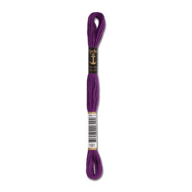 8m Anchor Stickgarn - Farbe 101 - iris