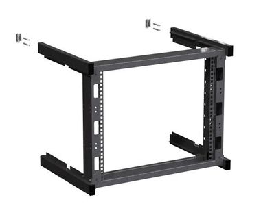 Rack Magic 9HE Wandverteiler 400mm Tiefe -48,3cm 19" Offener Wandrack B