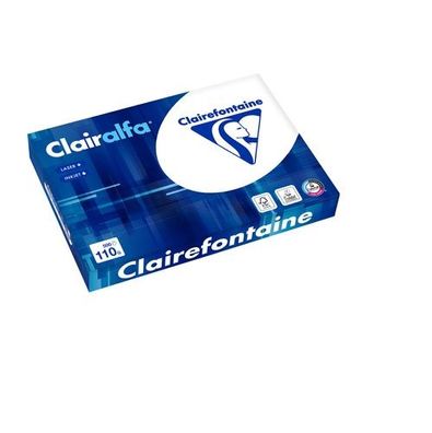 Clairfontaine Clairalfa Premium Kopierpapier DIN A3 110g 500 Blatt, weiß - Weiß ...