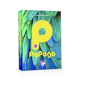 Clairefontaine Papago intensiv, A4 120g, 250 Blatt - Goldgelb