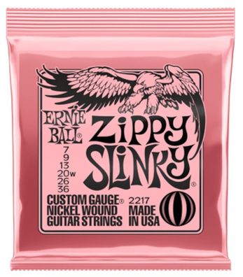 Ernie Ball 2217 Slinky Nickel - Zippy (007-036) - Saiten für E-Gitarre