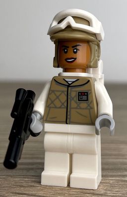 Lego Star Wars, Hoth Rebel Trooper Dark Tan Uniform, Femal (sw1185) NEU